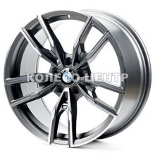 Replica BMW (B5478) 8x18 5x112 ET25 DIA66,6 (matt grey machined face)