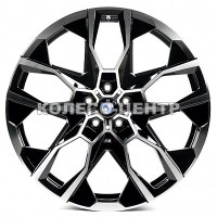 Replica BMW (B5592) 9,5x22 5x112 ET32 DIA66,6 (gloss black machined face)
