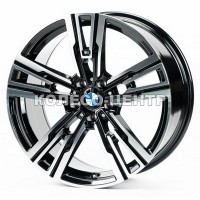 Replica BMW (B5661) 8,5x19 5x112 ET27 DIA66,6 (gloss black machined face)