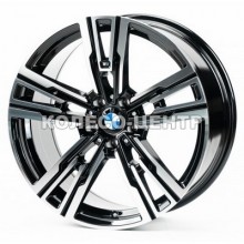 Replica BMW (B5661) 8,5x19 5x112 ET27 DIA66,6 (gloss black machined face)