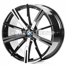 Replica BMW (B651) 8,5x20 5x112 ET25 DIA66,6 (gloss black machined face)