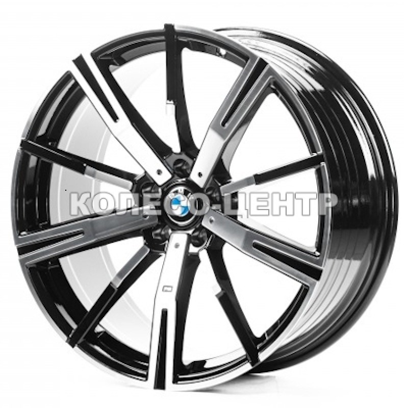 Replica BMW (B651) 9,5x20 5x112 ET40 DIA66,6 (gloss black machined face) Колесо-Центр Запоріжжя