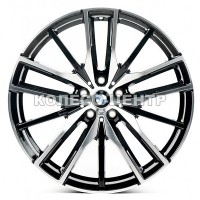 Replica BMW (B750) 10,5x20 5x112 ET40 DIA66,6 (black machined face)