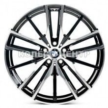 Replica BMW (B750) 10,5x20 5x112 ET40 DIA66,6 (black machined face)