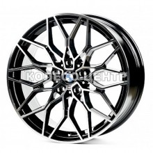 Replica BMW (B872) 9,5x20 5x120 ET40 DIA72,6 (black machined face)