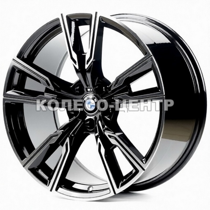 Replica BMW (BM266) 10x20 5x112 ET40 DIA66,6 (black machined face) Колесо-Центр Запоріжжя