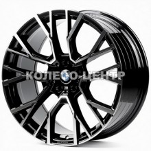 Replica BMW (BM7101) 10,5x22 5x120 ET35 DIA74,1 (black machined face) Колесо-Центр Запоріжжя