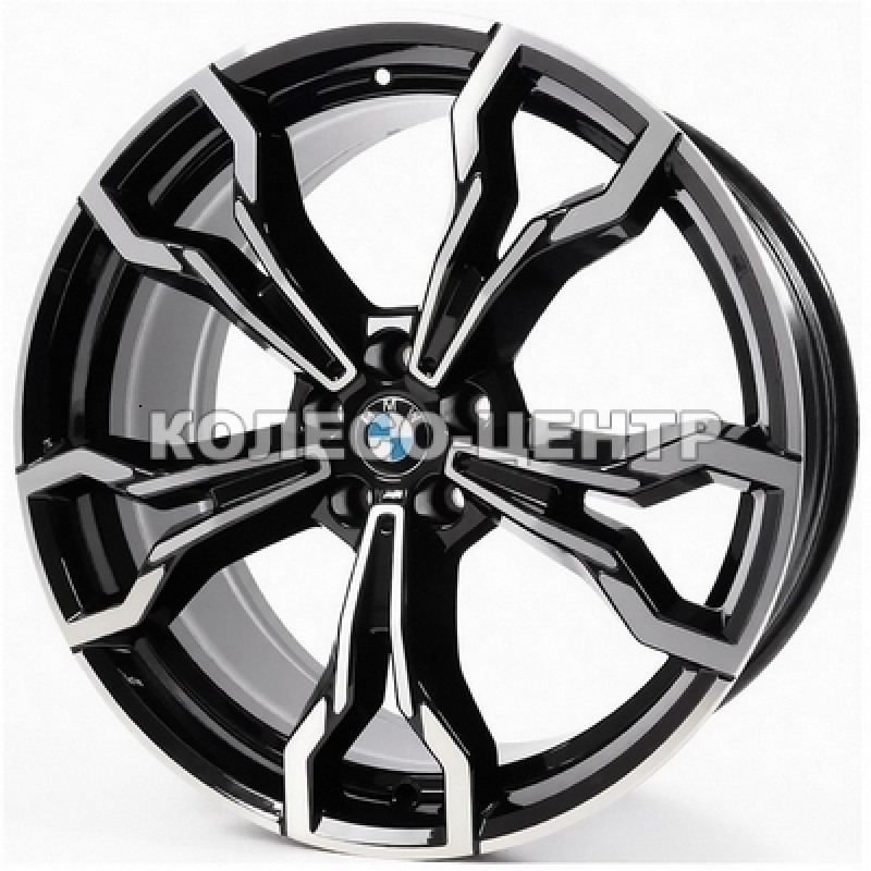 Replica BMW (BM7116) 9,5x20 5x120 ET45 DIA72,6 (black machined face) Колесо-Центр Запоріжжя