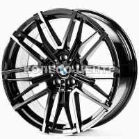 Replica BMW (BM7120) 9x19 5x112 ET42 DIA66,6 (black machined face)
