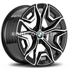 Replica BMW (BM7124) 9,5x20 5x112 ET40 DIA66,6 (black machined face)