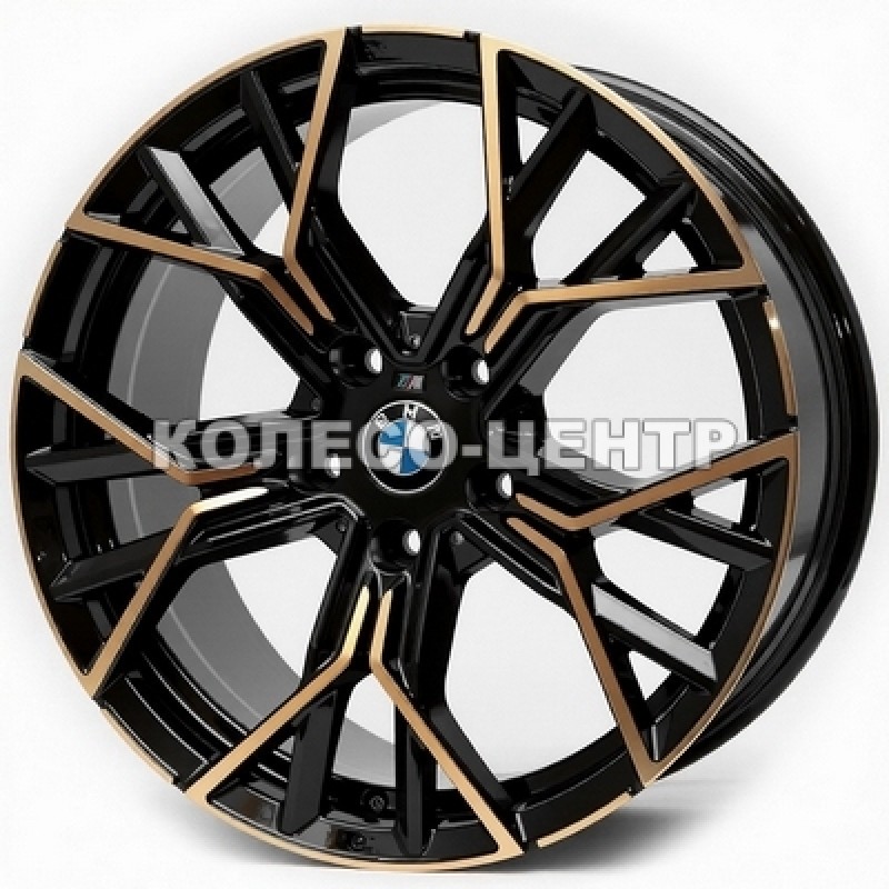 Replica BMW (BM777) 9,5x20 5x120 ET40 DIA72,6 (black machined face bronze tint) Колесо-Центр Запоріжжя