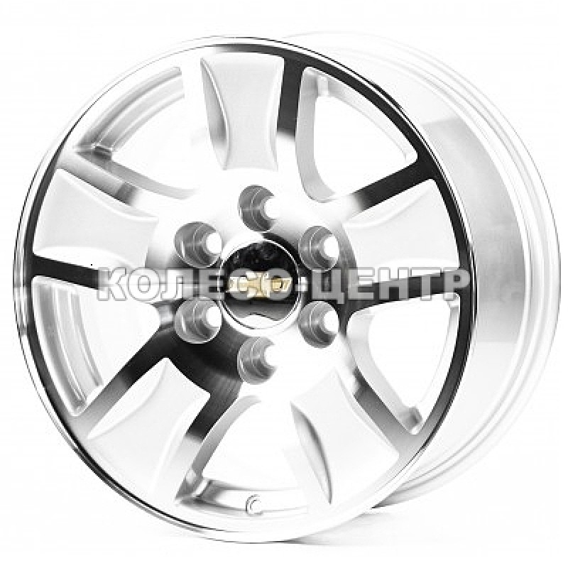 Replica Chevrolet (GN206) 8x17 6x139,7 ET24 DIA78,1 (silver machined face) Колесо-Центр Запоріжжя
