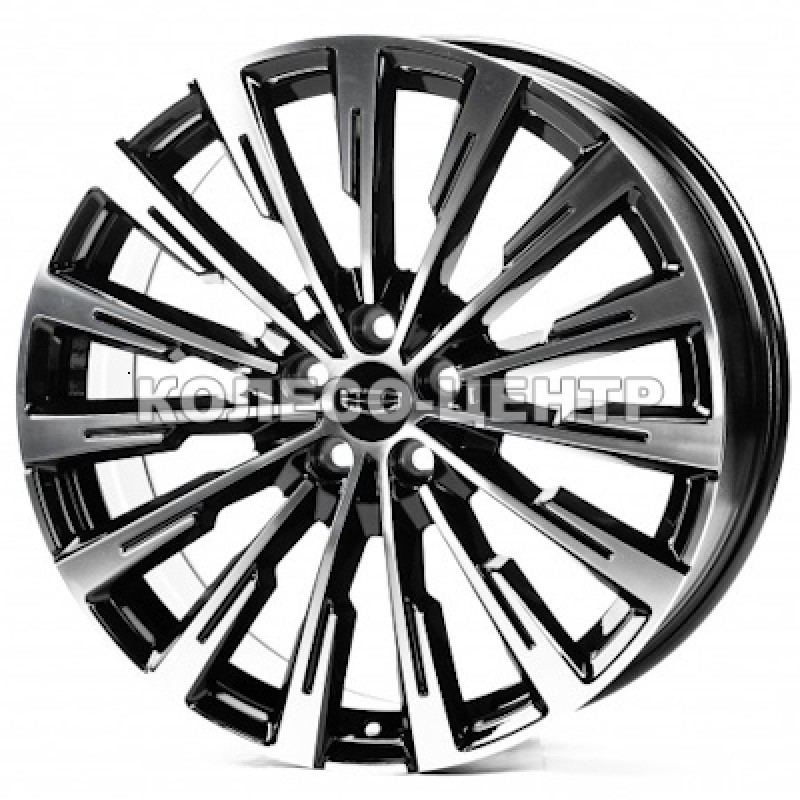 Replica Geely (3360) 8x20 5x108 ET52 DIA63,4 (black machined face) Колесо-Центр Запоріжжя