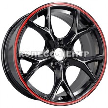 Replica Honda (SK-2409) 7,5x17 5x114,3 ET42 DIA64,1 (matt black red lip)