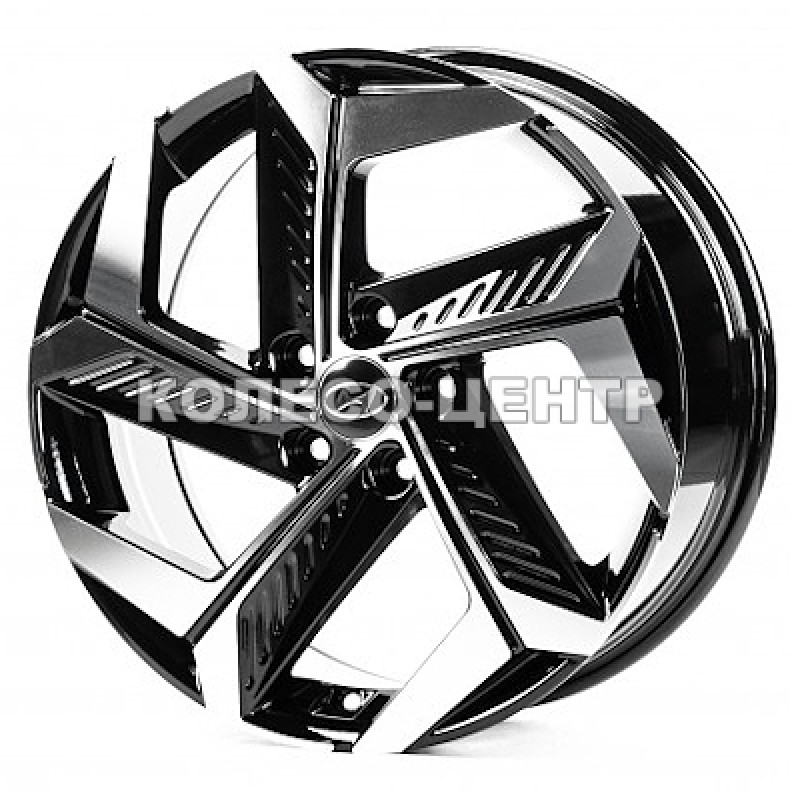 Replica Hyundai (HND18629) 7,5x18 5x114,3 ET51 DIA67,1 (gloss black machined face) Колесо-Центр Запоріжжя
