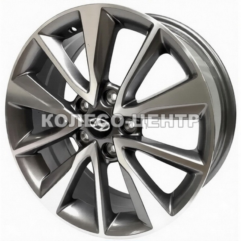 Replica Hyundai (HND7030) 7x17 5x114,3 ET52 DIA67,1 (gun metal machined face) Колесо-Центр Запоріжжя