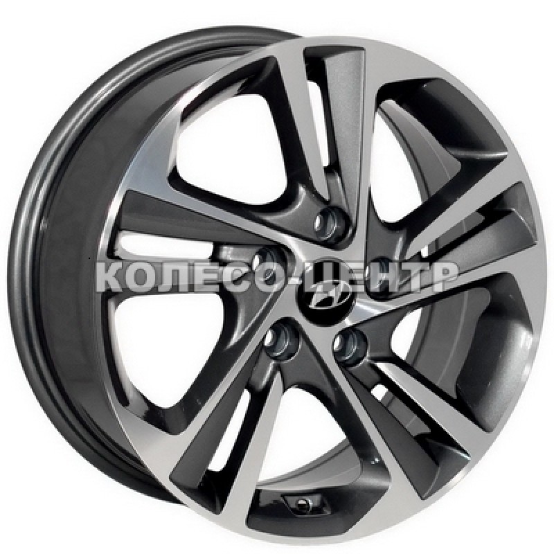 Replica Hyundai (HND7108) 7x17 5x114,3 ET53 DIA67,1 (gun metal machined face) Колесо-Центр Запоріжжя
