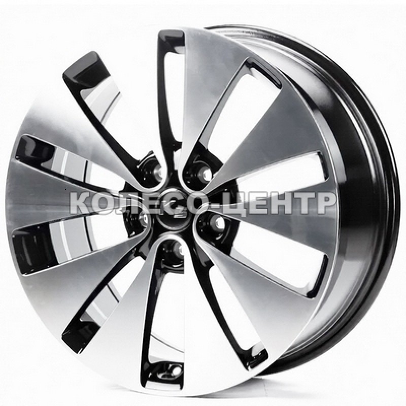 Replica Kia (KI8004) 7,5x18 5x114,3 ET46 DIA67,1 (black machined face) Колесо-Центр Запоріжжя