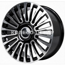 Replica Land Rover (LR395) 9x22 5x112 ET30 DIA66,6 (black machined face)