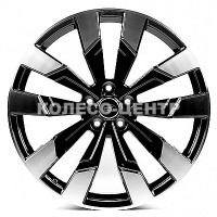 Replica Land Rover (R131) 10x22 5x120 ET40 DIA72,6 (gloss black machined)