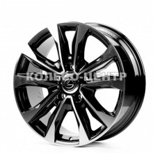 Replica Lexus (LX869) 8,5x20 5x150 ET60 DIA110,1 (black machined face)