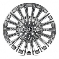 Replica Mercedes (M110) 8x18 5x112 ET43 DIA66,6 (gun metal machined face)