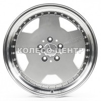 Replica Mercedes (M852) 9x18 5x112 ET30 DIA66,6 (silver lip polished)