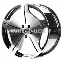 Replica Mercedes (MR035) 9,5x20 5x112 ET49 DIA66,6 (gloss black machined face)