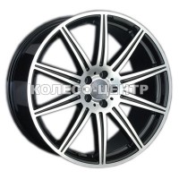 Replica Mercedes (MR120) 9x20 5x112 ET49 DIA66,6 (gloss black lip polished)