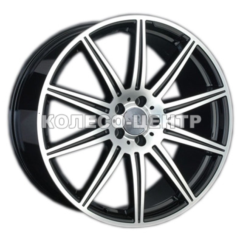 Replica Mercedes (MR120) 8x20 5x112 ET20 DIA66,6 (gloss black lip polished) Колесо-Центр Запоріжжя