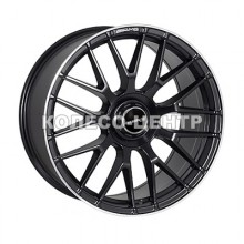 Replica Mercedes (MR1261) 8,5x19 5x112 ET38 DIA66,6 (satin black lip polished)