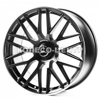 Replica Mercedes (MR22667) 11,5x22 5x112 ET47 DIA66,6 (satin black lip polished)