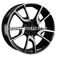 Replica Mercedes (MR256) 8x18 5x112 ET37 DIA66,6 (black machined face)