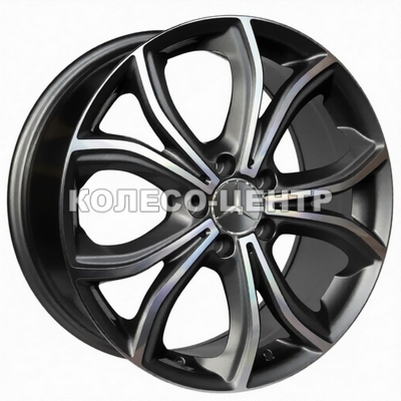 Replica Mercedes (MR271) 8x18 5x112 ET43 DIA66,6 (gun metal machined face) Колесо-Центр Запоріжжя