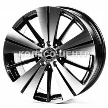 Replica Mercedes (MR3298) 7,5x18 5x112 ET52 DIA66,6 (black machined face)