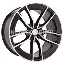 Replica Mercedes (MR3489) 10x22 5x112 ET55 DIA66,6 (gloss black machined face)