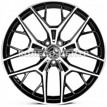 Replica Mercedes (MR3573) 10x20 5x112 ET44 DIA66,6 (black machined)
