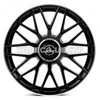 Replica Mercedes (MR413) 9x21 5x112 ET34 DIA66,6 (matt black lip polished)