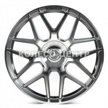 Replica Mercedes (MR8010) 10x22 5x130 ET36 DIA84,1 (matt black red lip)