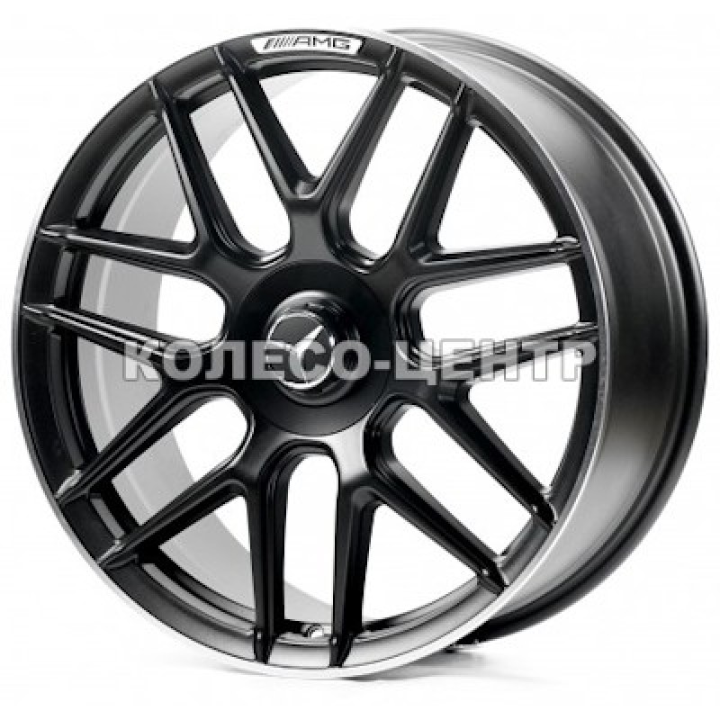 Replica Mercedes (MR8011B) 8,5x20 5x112 ET39 DIA66,6 (matt black lip polished) Колесо-Центр Запоріжжя