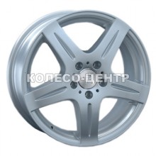 Replica Mercedes (MR82) 10x22 5x130 ET36,1 DIA84,1 (matt black machined face)