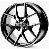 Replica Mercedes (MR838) 8,5x20 5x112 ET38 DIA66,6 (black machined face)
