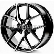Replica Mercedes (MR838) 9,5x20 5x112 ET38 DIA66,6 (black machined face)