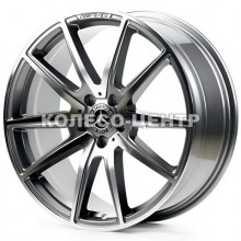 Replica Mercedes (MR845) 9x19 5x112 ET45 DIA66,6 (gun metal machined face)