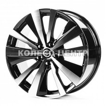 Replica Nissan (NS19067) 8x19 5x114,3 ET45 DIA66,1 (gloss black machined face)