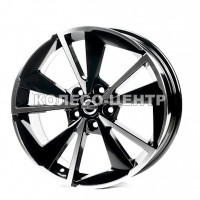 Replica Nissan (NS1982) 7,5x18 5x114,3 ET45 DIA66,1 (gloss black machined face)