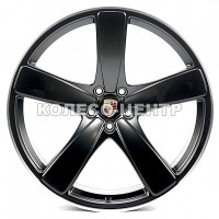 Replica Porsche (P486) 10x21 5x112 ET19 DIA66,6 (satin black lip polished)