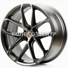 Replica Porsche (PO878) 11,5x22 5x130 ET61 DIA71,6 (satin gun metal) Колесо-Центр Запоріжжя