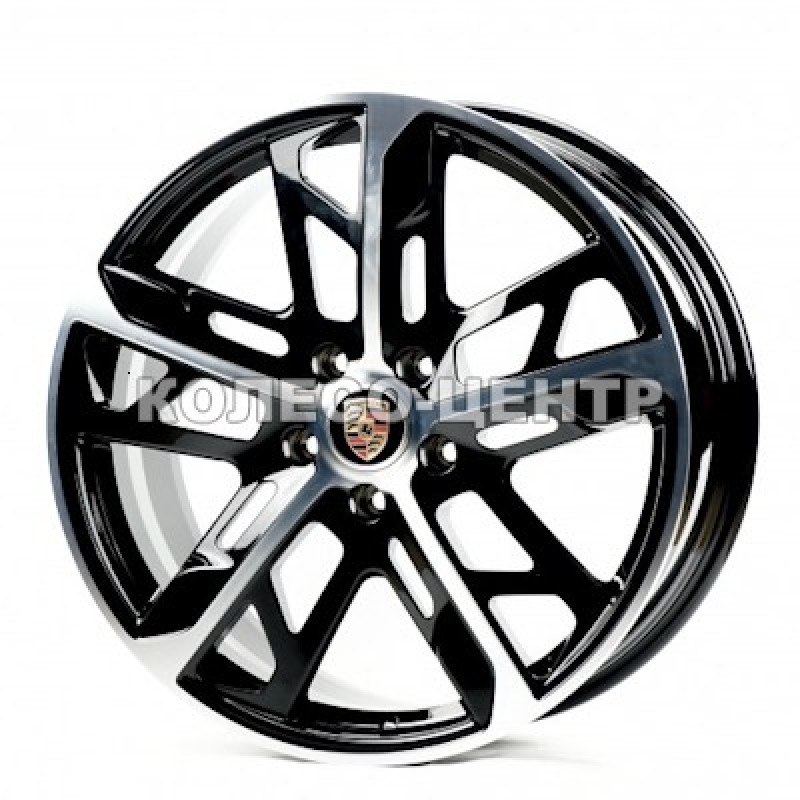 Replica Porsche (PR1962) 9,5x21 5x130 ET60 DIA71,6 (gloss black machined face) Колесо-Центр Запоріжжя