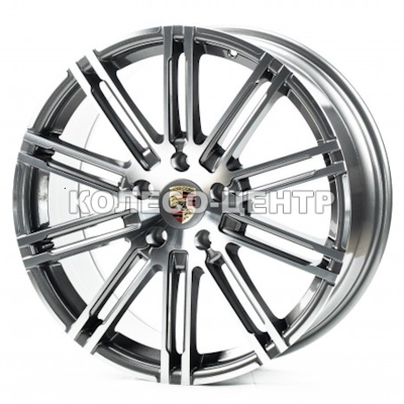 Replica Porsche (PR20140) 8,5x20 5x130 ET50 DIA71,6 (gloss grey machined face) Колесо-Центр Запоріжжя